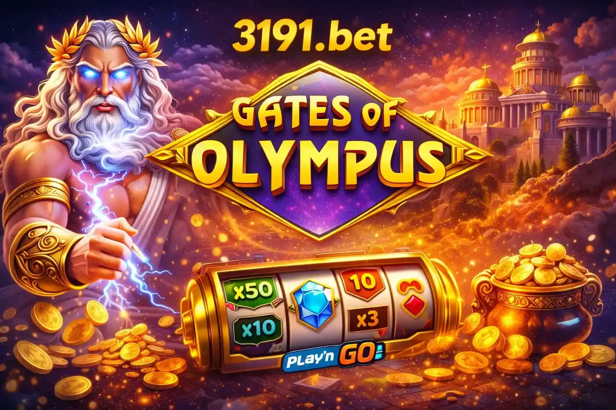 Zeus em slot Gates of Olympus com multiplicador e interface de apostas